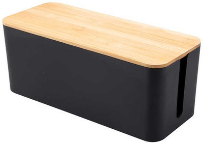 TIPAKKA 1 Compartments plastic desk organizer(Black)