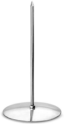 Asra Collections 1 Compartments Metal Desk organizer(Silver)