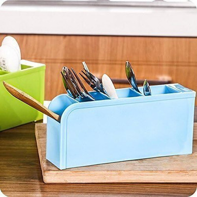 Prime Avtar 4 Compartments Plastic PEN HOLDER(Multicolor)