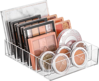 HASTHIP 1 Compartments Plastic Makeup holder(White)