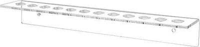 Ashani Creations 12 Compartments acyrlic scissor holder stand for kitchen transparent knife lighter scissor stand Clear(Transparent)