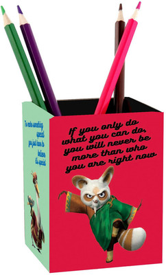 Trillion Step 0 Compartments Plastic Pen Stand(Multicolor)