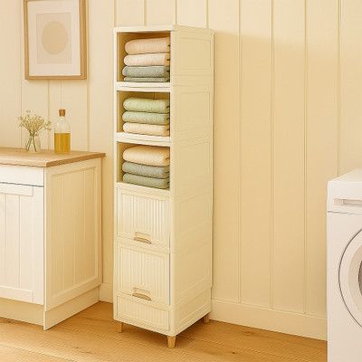 Vidroh 5 Compartments Plastic All(White)