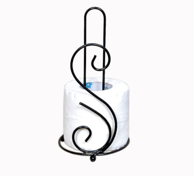 Aliya Handicrafts 1 Compartments Iron Tissue Stand(Black)
