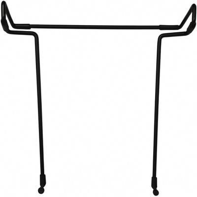 TCA 0 Compartments Metal Calculator Stand With Non-Slip Rubber Buds Stability For Large Size Calculators,(Black)