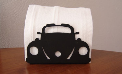 STONE X 1 Compartments wood tissue holder(Black)