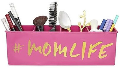 Elan 1 Compartments Powder Coated Steel Multi functional(Pink)