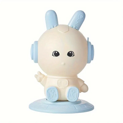 TRENWYU 1 Compartments plastic 360° Rotating Bunny Pen Holder(Blue)