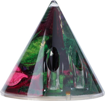GVND 1 Compartments Acrylic Pen Holder, Paper Weight(Multicolor)