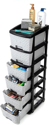 MAHADEV ENTERPRISE 6 Compartments Plastic Multi Purpose(Grey)