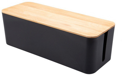 TIPAKKA 1 Compartments plastic desk organizer(Black)