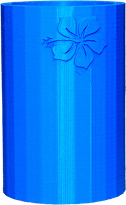Shoeb 1 Compartments 'Plastic Pen Stand(Blue)