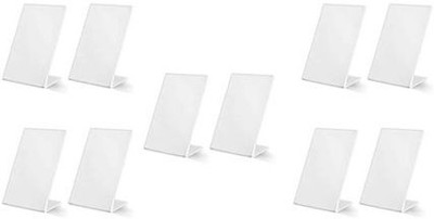 NRCollection 1 Compartments PLASTIC QR Stand(White)