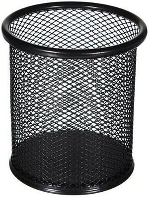Top Trick 1 Compartments Metal Desk Organizers(Black)