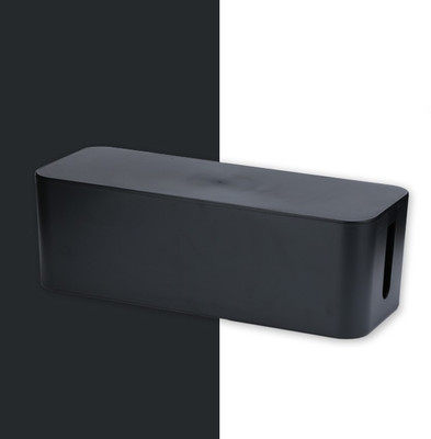MOJIBO 1 Compartments plastic desk organizer(Black)