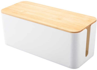 tipakaa 1 Compartments plastic desk organizer(White)