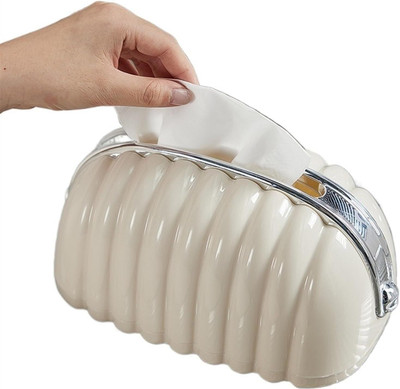 VATTU 1 Compartments Plastic Cream Tissue Box(Multicolor)