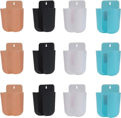 Glitzn 1 Compartments Plastic remote holder(black,white,blue,orange)