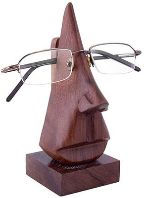 mtiban 1 Compartments Wooden Specs Holder(Brown)
