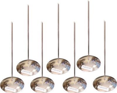 Parijata 1 Compartments Stainless Steel Bill Holder(Silver)