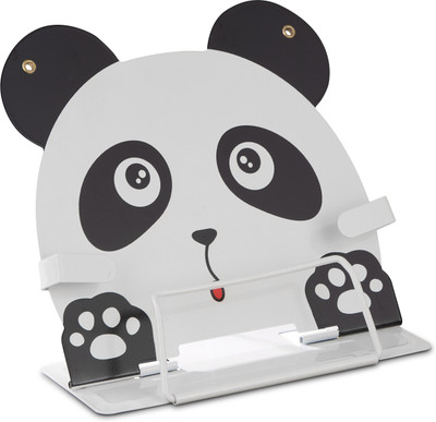 Expro 1 Compartments Metal Metal Book Stand(White)