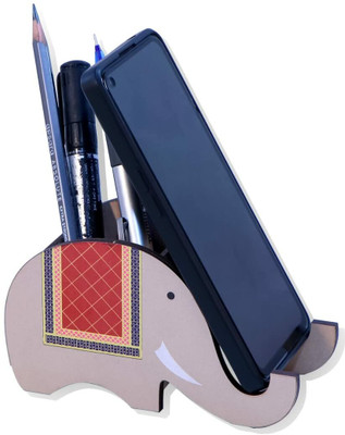 Niyanta 3265 Compartments wood Pencil Pen Holder(Multicolor)
