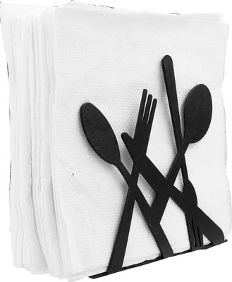 Gupta Perforators 1 Compartments Carbon Steel Tissue Holder(Black)