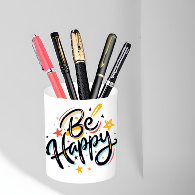 CHHAP CREATIONS 1 Compartments ceremic pen holder(Multicolor)
