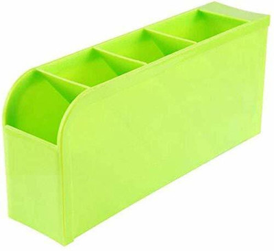 Nexvox 4 Compartments PLASTIC Desk Organizers(Multicolor)