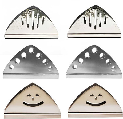 Fably 6 Compartments Stainless Steel 6pc Stainless Steel Napkin Holder Super Quality (pack of 6) Tissue Paper Holder(Silver)