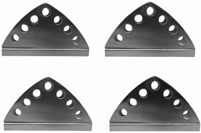 Fably 4 Compartments steel napkin holder(Silver)