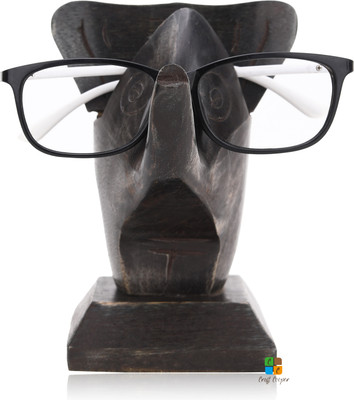 Craft Cooper 1 Compartments Craft Cooper Wooden Elephant Shape spec holder(Black)