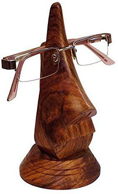 mtiban 1 Compartments Wooden Specs Holder(Brown)