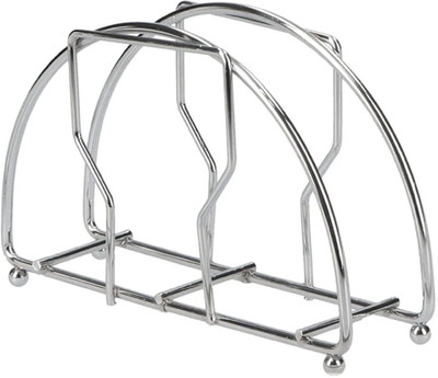 Tekzie 1 Compartments Stainless Steel Napkin Stand(Silver)