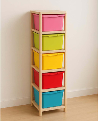 MAXTID 5 Compartments Plastic PP(Multicolor)