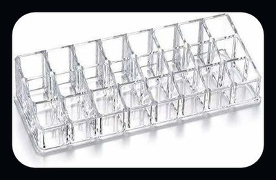 Precious Homeware 6 Compartments Acrylic Makeup::Multi Purpose(Transparent)