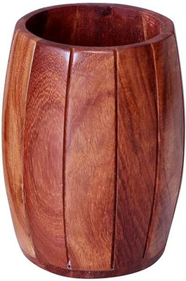 DESI KARIGAR 1 Compartments Wooden wooden ladles stand(Brown)