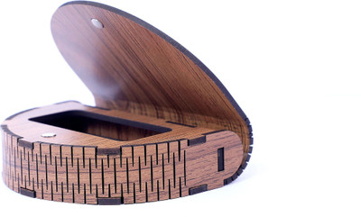 Shraddha Gift Art 1 Compartments Wooden MDF Wooden Pendrive Box Holder(Brown)