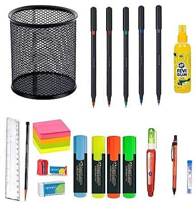 JMBW INTERNATIONAL 17 Compartments PLASTIC STATIONERY(Multicolor)