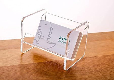 Indian Decor 1 Compartments Acrylic Desk Organizer(White)