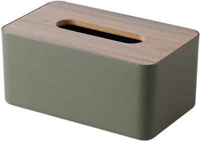 oddpod 1 Compartments Plastic Plastic Tissue Paper Holder(Green)