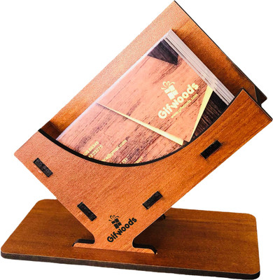 Gifwoods 1 Compartments wood Desk organizer(Beige)