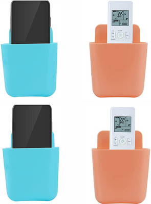 DIYAL ENTERPRISE 1 Compartments Plastic remote holder(blue,orange)