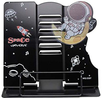 Volo 1 Compartments MILD STEEL BOOK READING STAND(Black)