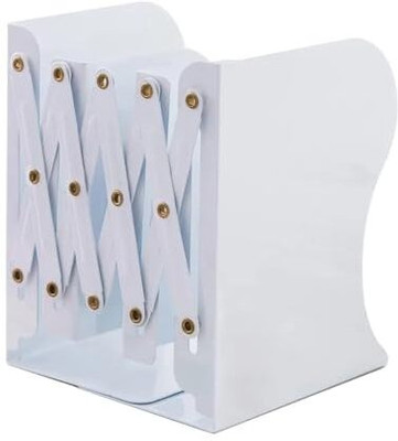 SYGA 4 Compartments Iron Book organizer(White)