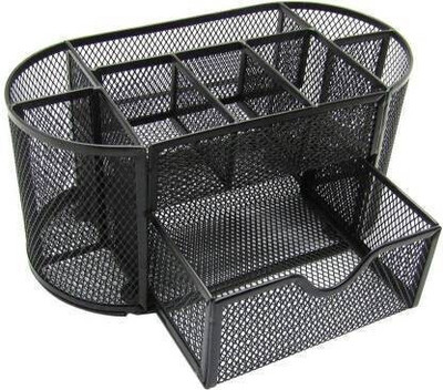 Nexvox 9 Compartments stainless steel Leak Proof Feature(Black)