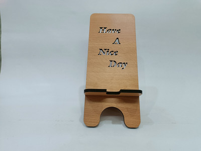 Rahnt international 1 Compartments Wooden Mobile Holder(Brown)