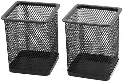 Goodwill Tech 1 Compartments Metal Mesh Pencil tool holder(Black)