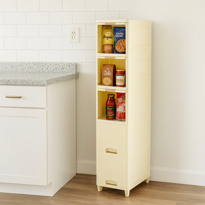 Vidroh 5 Compartments Plastic All(White)