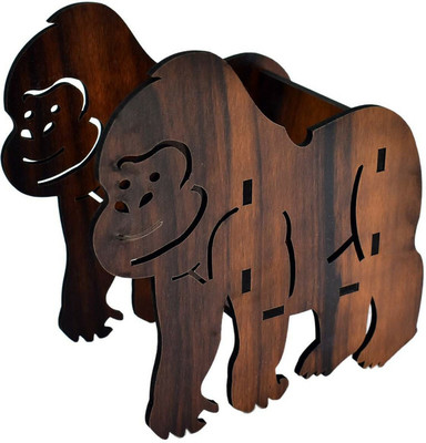 Anita 1 Compartments Wood Gorila(Brown)